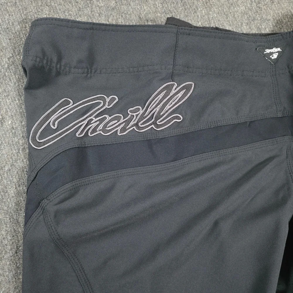 ONeill Superfreak Boardshorts Mens Size 40 Black Hyperfreak Stretch Water Shorts
